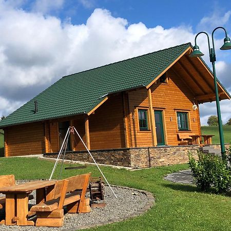 Holzhaus Onkel Fritz Mit Sauna Und Whirlwanne Esch  Exterior photo